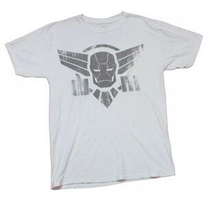 NWT Disney Marvel/Bioworld Ironman 3 White Graphic Tee Shirt Men's/Unisex XL